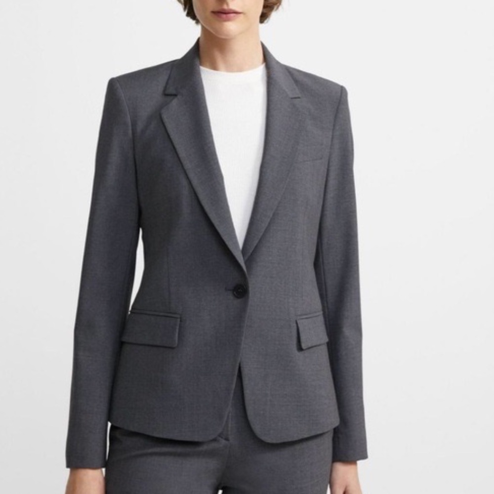 Theory Blazer Charcoal (Size 4)